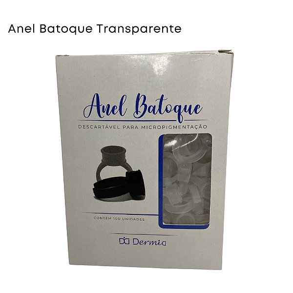 Caixa Aneis Transparente 100 un