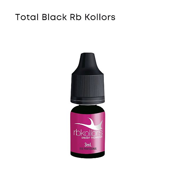 Pigmento 3ml Total Black Rb Kollors