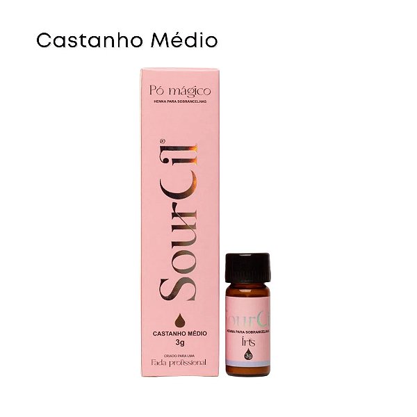 Henna Sourcil Castanho Medio