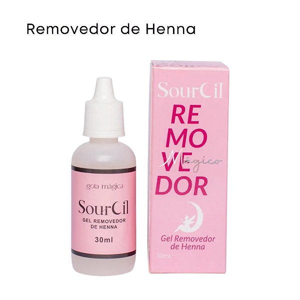Sourcil Removedor de henna em gel