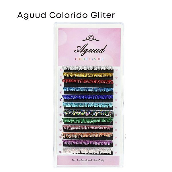 Cílios Gliter Aguud 0.07 D