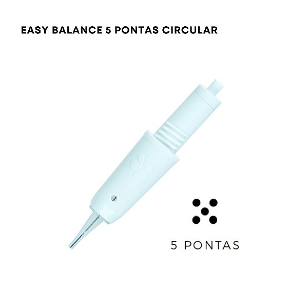 Agulha 5 PontaS Circular Easy Balance Mag ( DermoMagPen EASY )