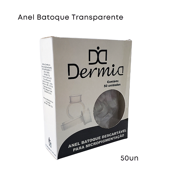Caixa Aneis Transparente 50 un
