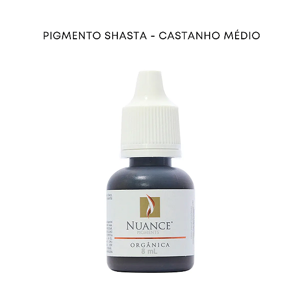 Pigmento Shasta - Castanho Medio 8ml Organico Nuance