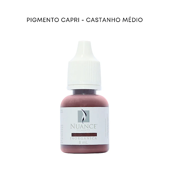Pigmento Capri - Castanho Medio 8ml Inorganico Nuance