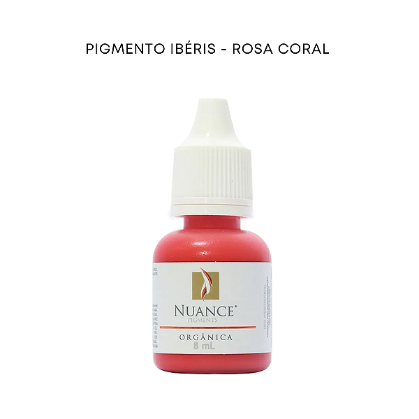 Pigmento Iberis - Rosa Coral 8ml Organico Nuance