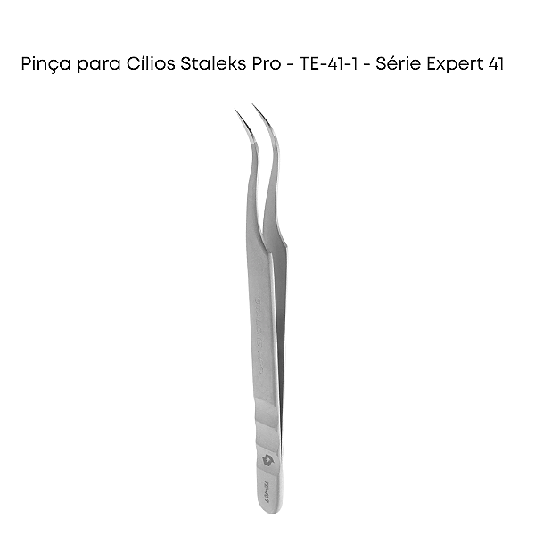Pinça para Cílios Staleks Pro - TE-41-1 - Série Expert 41