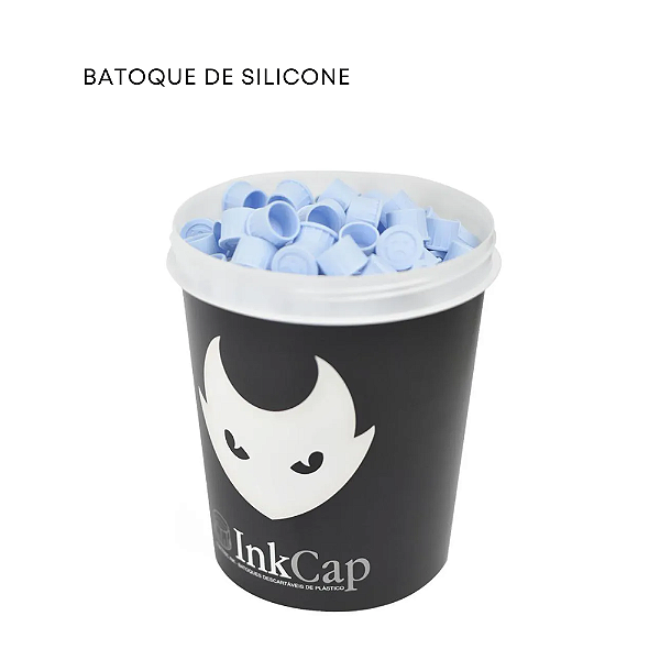 Batoque Silicone Eletrick Ink 1ml 300 unidades Rosa