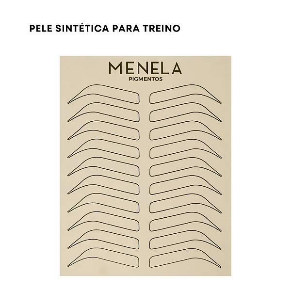 Pele Sintética Menela com desenho sobrancelhas