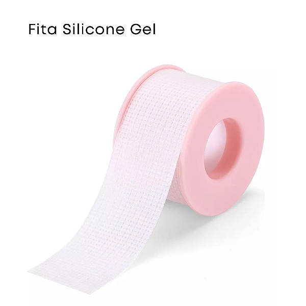 Fita Siliconada Gel 1,25mm Rosa