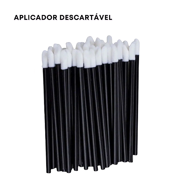 Aplicador Descartável Preto 50 unidades