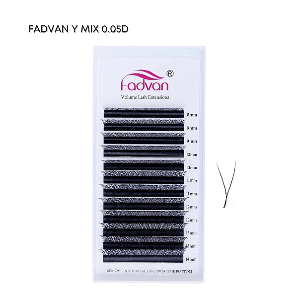Cílios Y Mix D Fadvan 0,05 ( Volume Brasileiro )