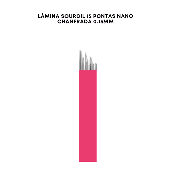 Lamina Sourcil Chanfrada 15 nano 0,15mm