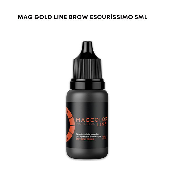 Pigmento Mag Gold Line Brow 5ml Escuríssimo