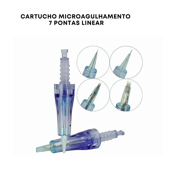 Cartucho Derma Pen 7 pontas Linear