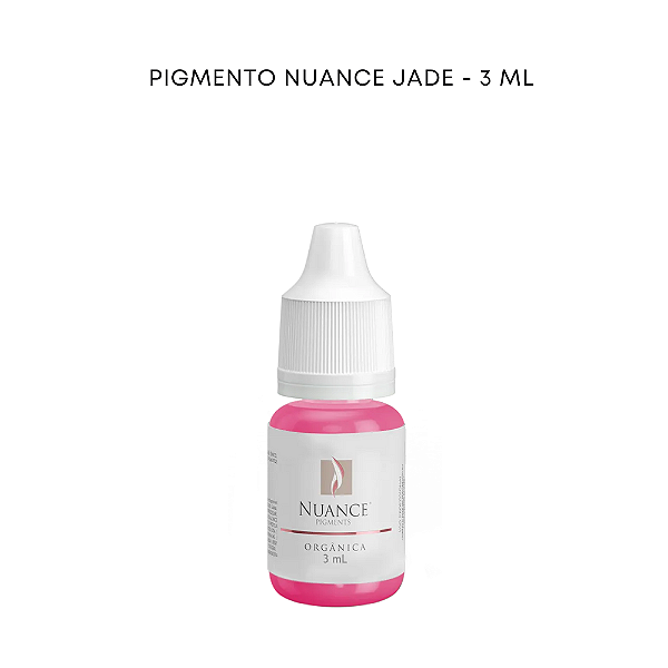 Pigmento Jade - Rosa Pink 3ml Organico Nuance