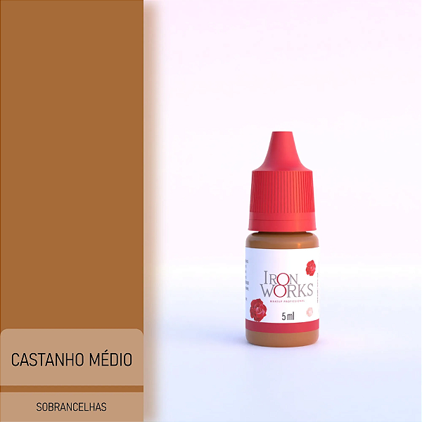 Pigmento Iron Works Castanho Médio 5ml
