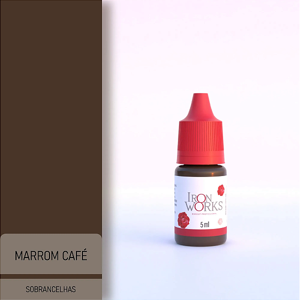 Pigmento Iron Works Marrom Café 5ml