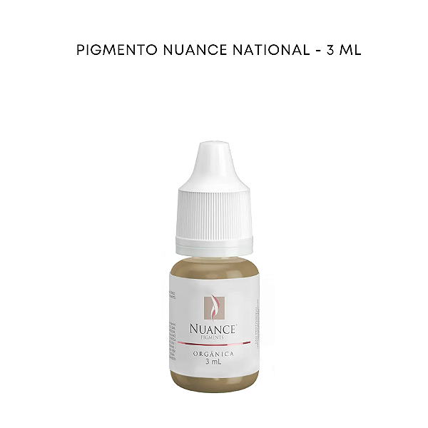 Pigmento National - Castanho Medio 3ml Organico Nuance