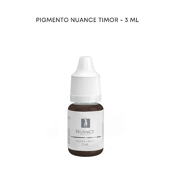 Pigmento Timor - Castanho Escuro 3ml Inorganico Nuance