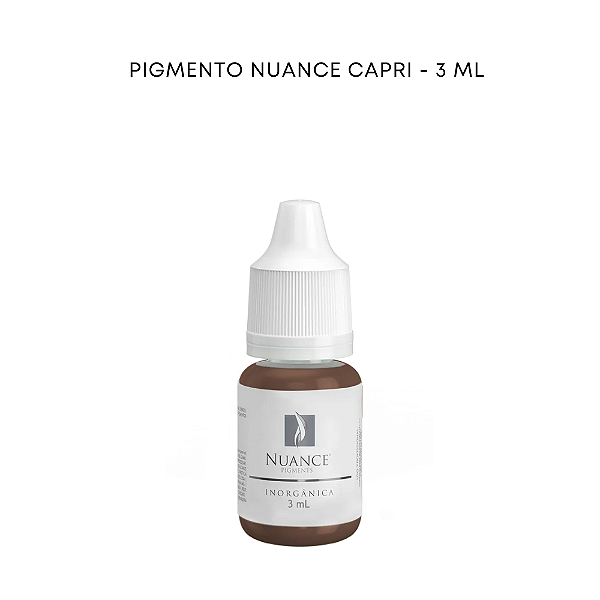 Pigmento Capri - Castanho Medio 3ml Inorganico Nuance