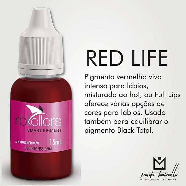 Pigmento 15ml Red Life RB Kollors