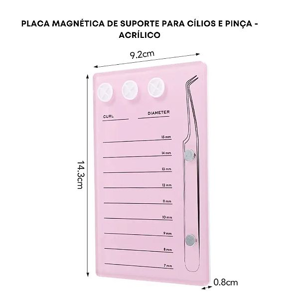 Placa suporte Magnetica