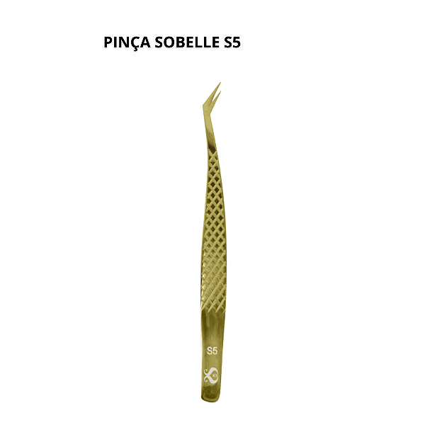 Pinça Sobelle S5 Dourada Aplicação