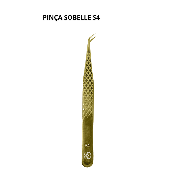 Pinça Sobelle S4 Dourada Aplicação