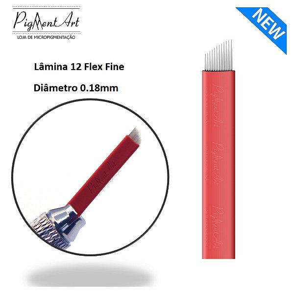 Lâmina 12 Flex Fine 0.18mm