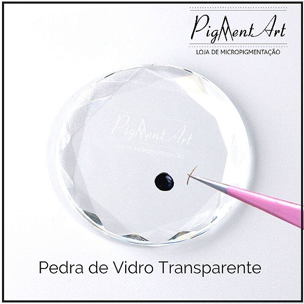 Pedra de Cristal Transparente - Extensão de Cílios