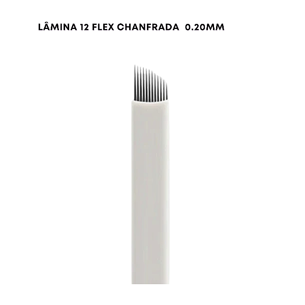 Lâmina 12 Flex Chanfrada 0.20MM