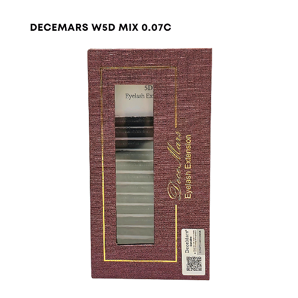 Cilios 5D Decemars Curvatura C Mix 8/12mm