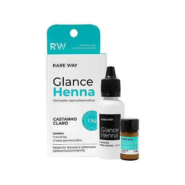 GLANCE HENNA MINI 1,5G CASTANHO CLARO