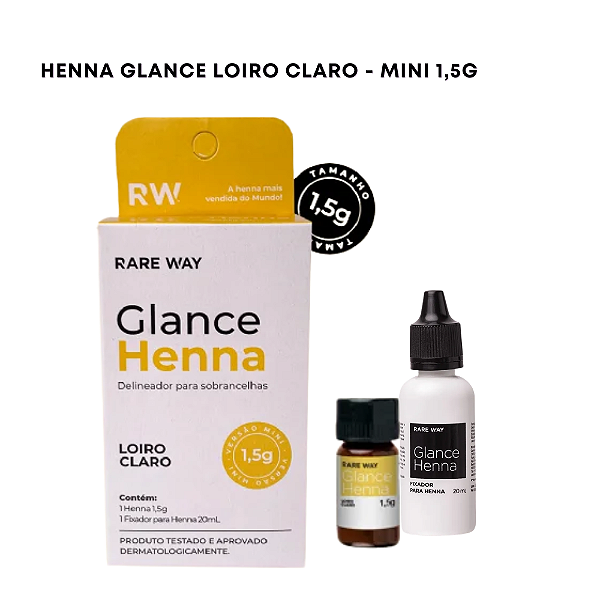 GLANCE HENNA MINI 1,5G LOIRO CLARO