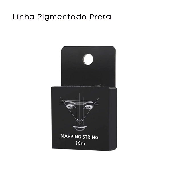 Linha Pigmentada 10 metros Mapping String preta