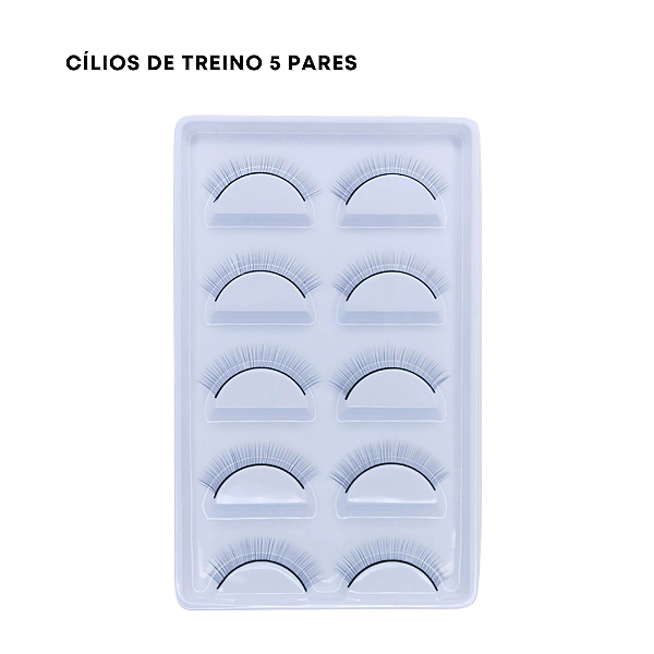 Cilios Treino 5 pares