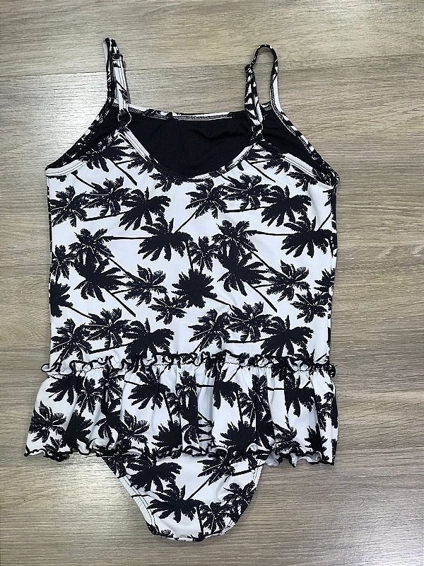 Maio infantil coqueiros branco