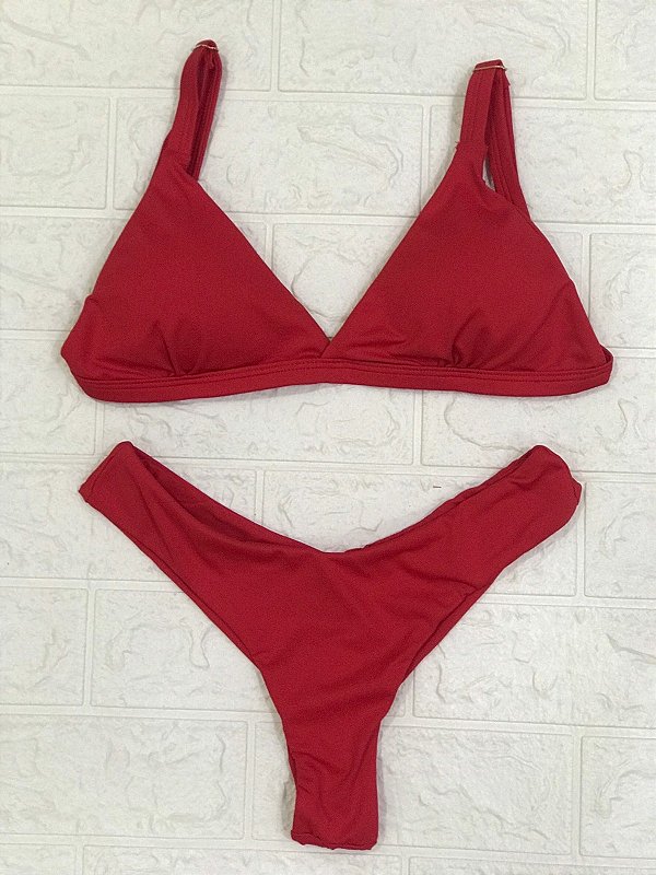 Biquini aviador asa delta (vermelho)