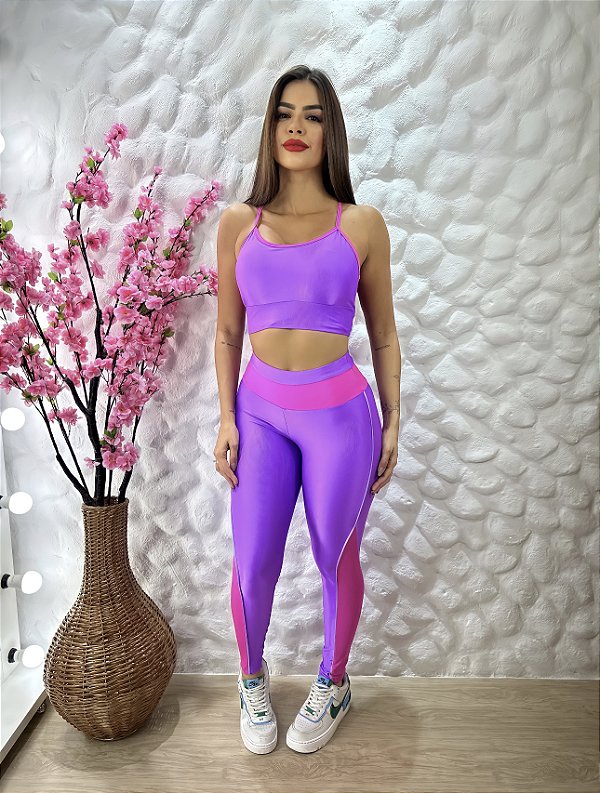 Conjunto fitness power (uva pink)