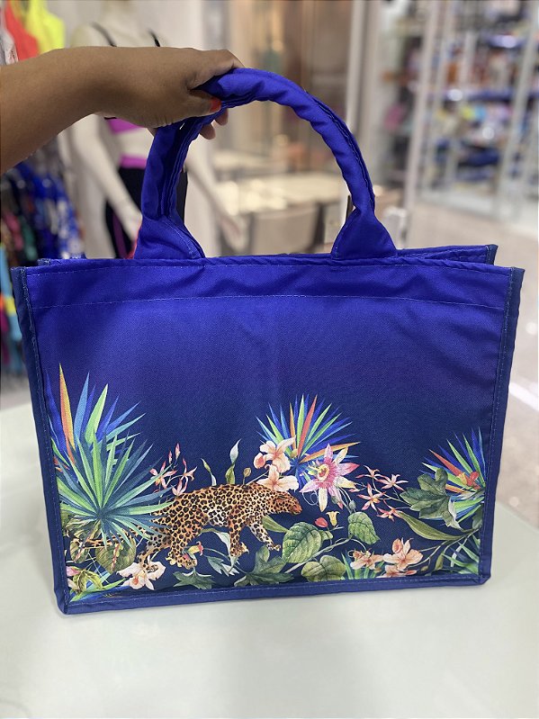 Bolsa Praia resort - Folhas Fundo Azul