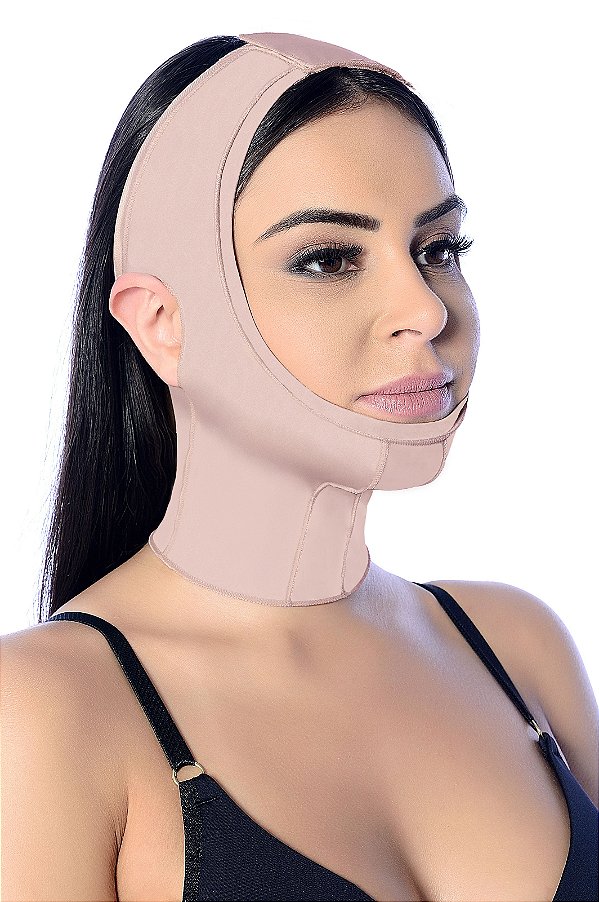 Faixa Mentoneira Pós Cirurgia Soft Mento Papada E Otoplastia - Orelha Aberta
