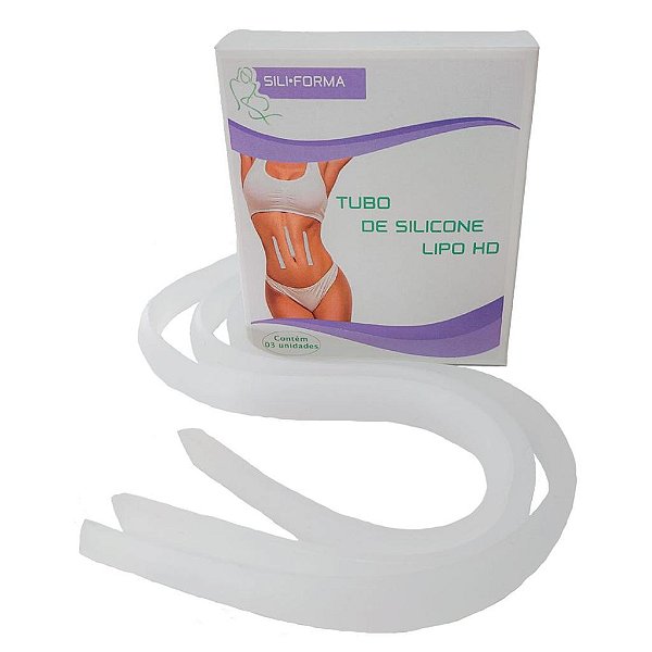 Tubo / Fita 100% Silicone Lipo Hd - Pós-cirúrgica 3 Unidades
