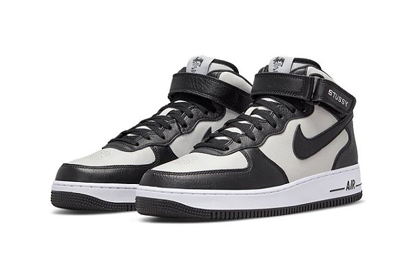 AIR FORCE 1 MID x STUSSY (Black/White)