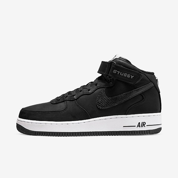 AIR FORCE 1 MID x STUSSY "Black"