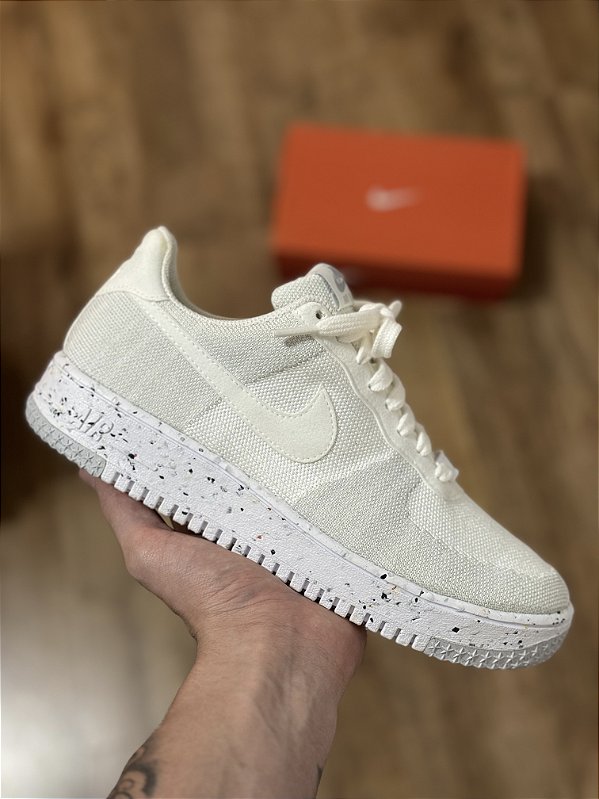 NIKE AIR FORCE 1 CRATER FLYKNIT (White/White)