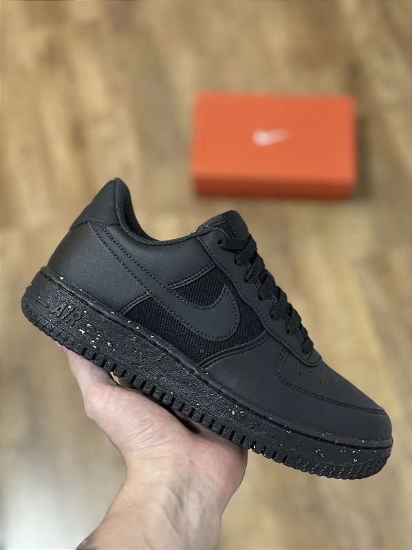NIKE AIR FORCE 1 CRATER ''Black/Black''