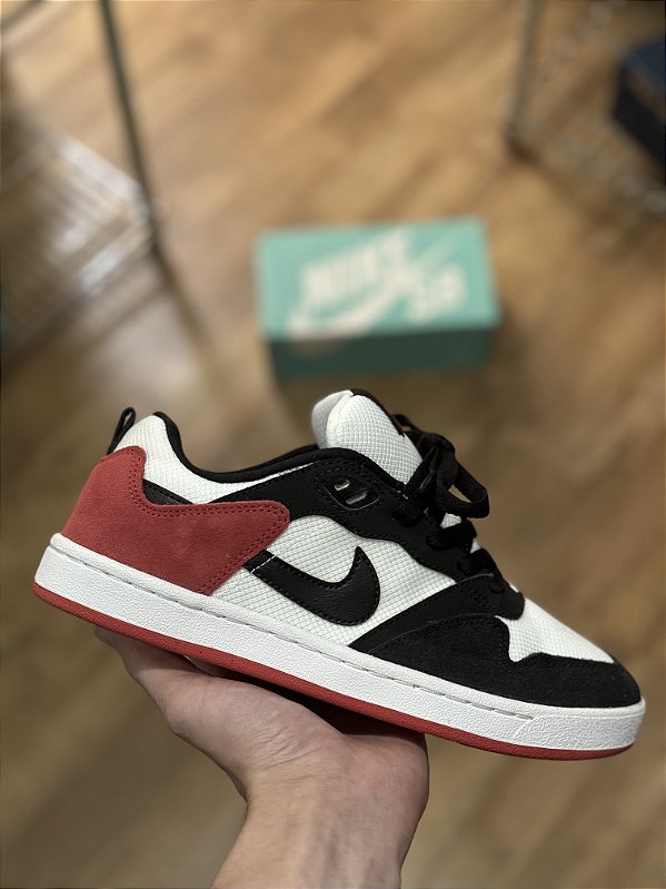 NIKE SB ALLEYOOP (white/black/red)