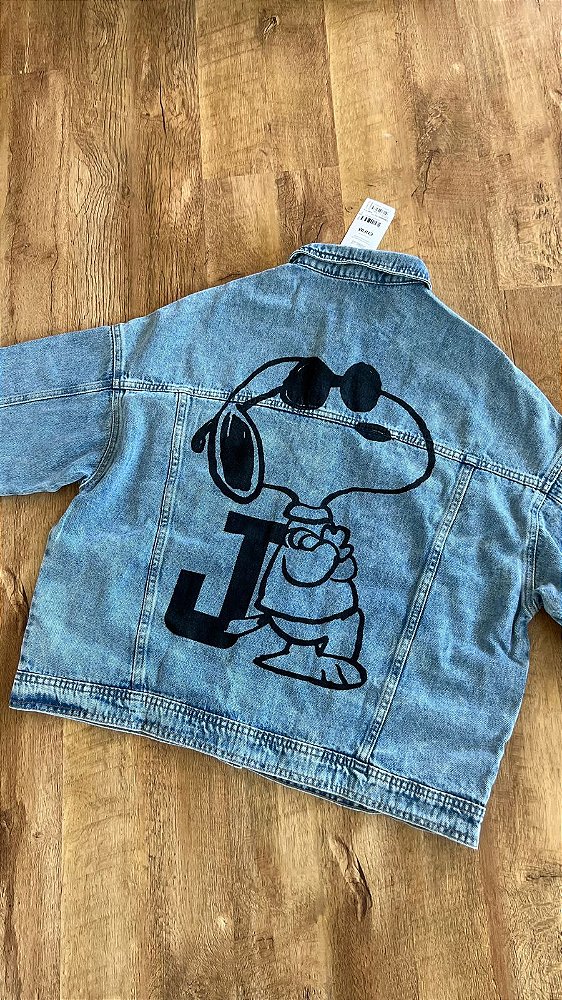 JAQUETA JEANS ENFIM x SNOOPY (oversized)