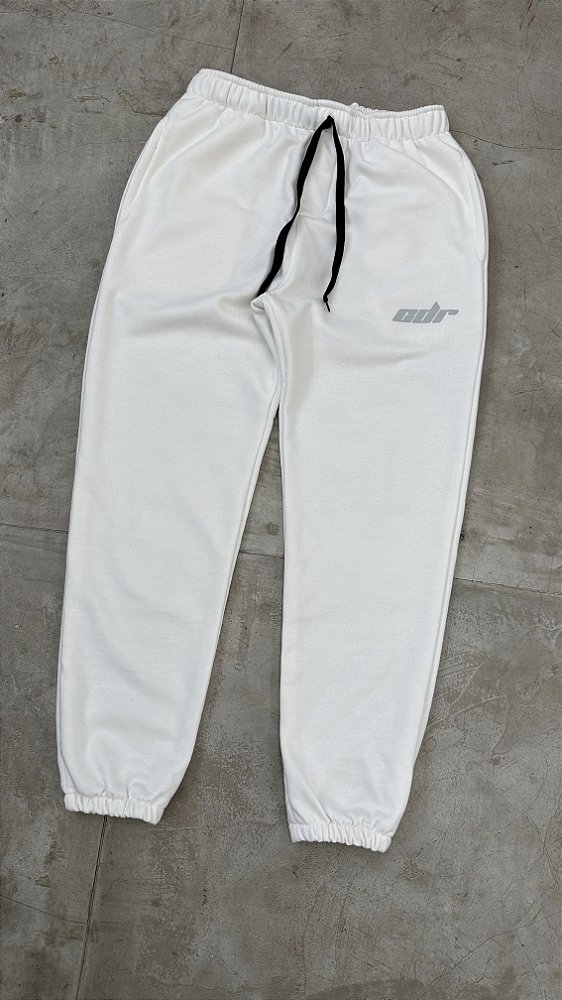 CALÇA MOLETOM ESSENTIAL (off white)